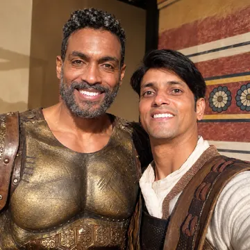 Romero Silva e Rafael Rosa na Globo