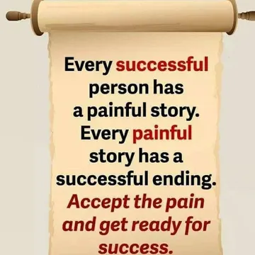 Accept The Pain, Prepare For Success