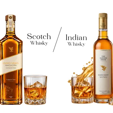 Indian Whisky vs Scotch Whisky: Taste, Production, and Price Compared